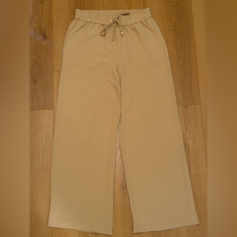 MICHAEL Michael Kors Beige Drawstring Pants